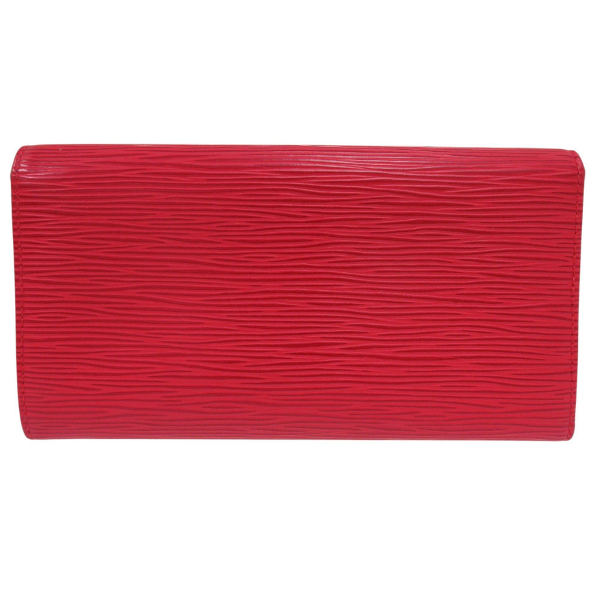 Louis Vuitton Excellent condition Louis Vuitton Portefeuille Porte Monnaie Credit M63577 Epi Castilian Red long wallet LV 2089 LOUIS VUITTON Size ONE SIZE - 2 Thumbnail