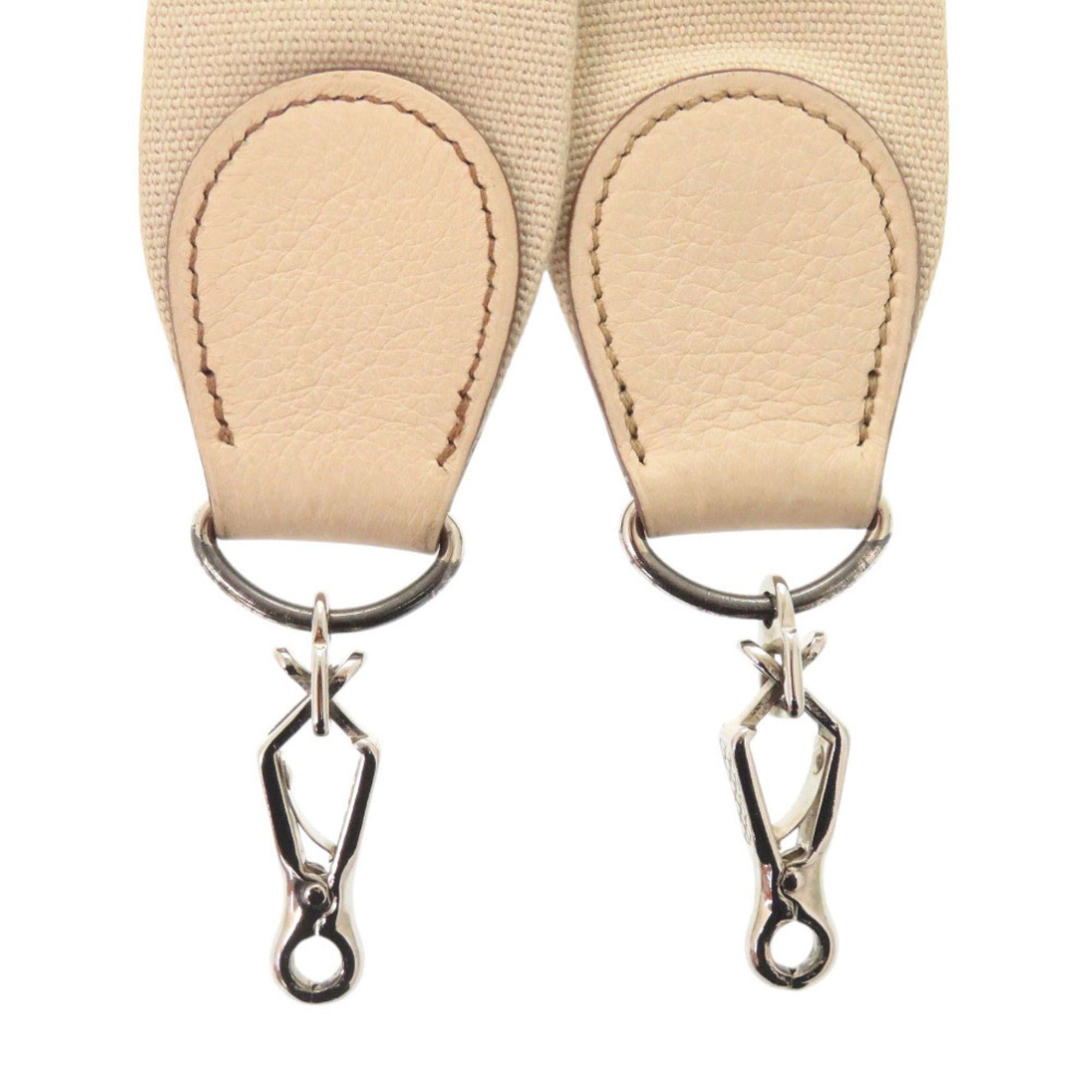 Hermes Hermès Evelyn strap, beige, silver hardware, Couchvel canvas, 1873 HERMES Size ONE SIZE - 3 Thumbnail