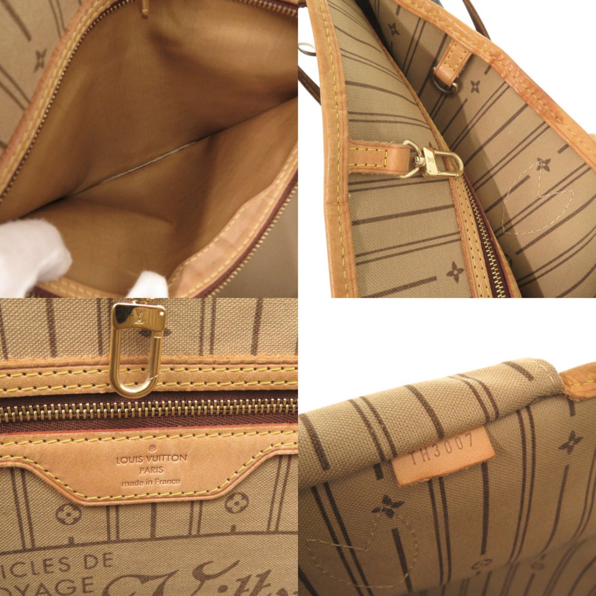 Louis Vuitton Louis Vuitton Neverfull GM Monogram M40157 Brown Tote Bag LV 1380 LOUIS VUITTON Size ONE SIZE - 7 Thumbnail