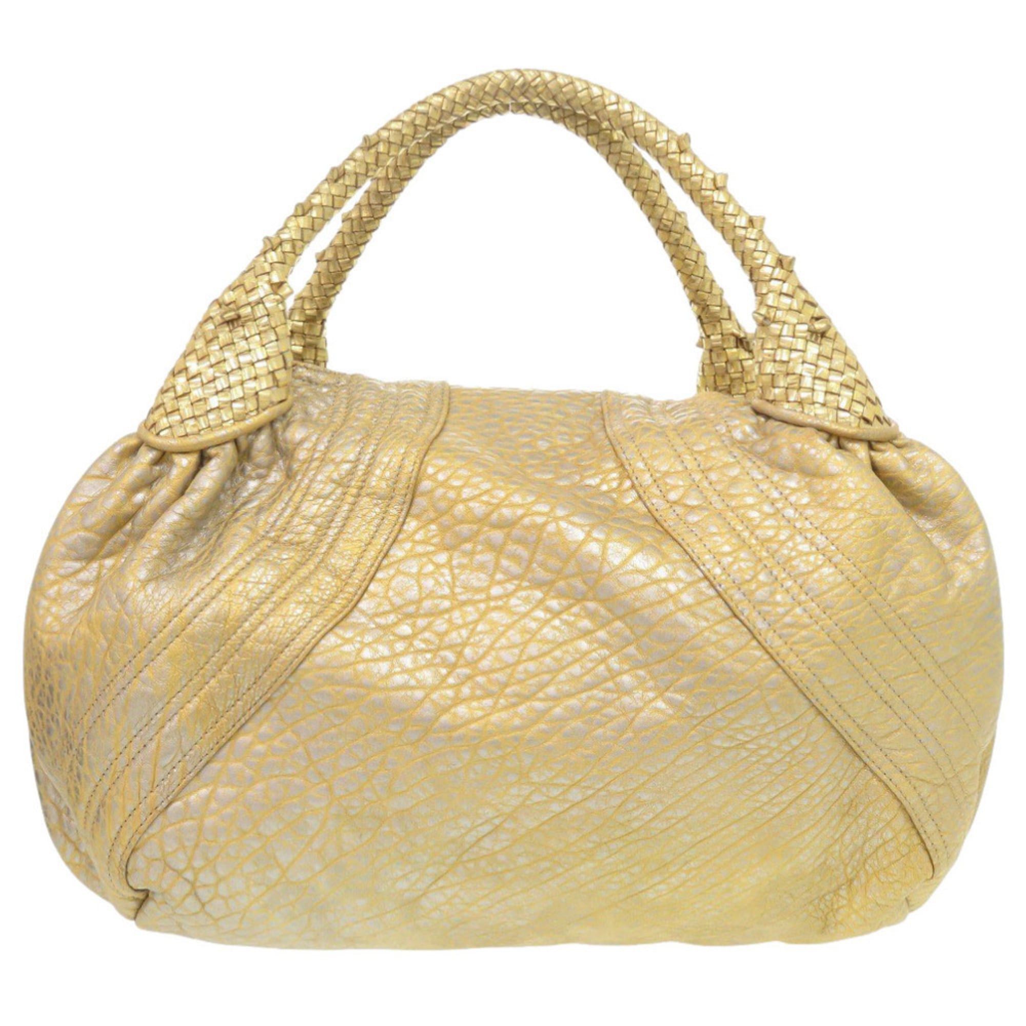 Fendi Fendi Spy Bag Leather Gold Handbag 1239 FENDI Size ONE SIZE - 3 Thumbnail