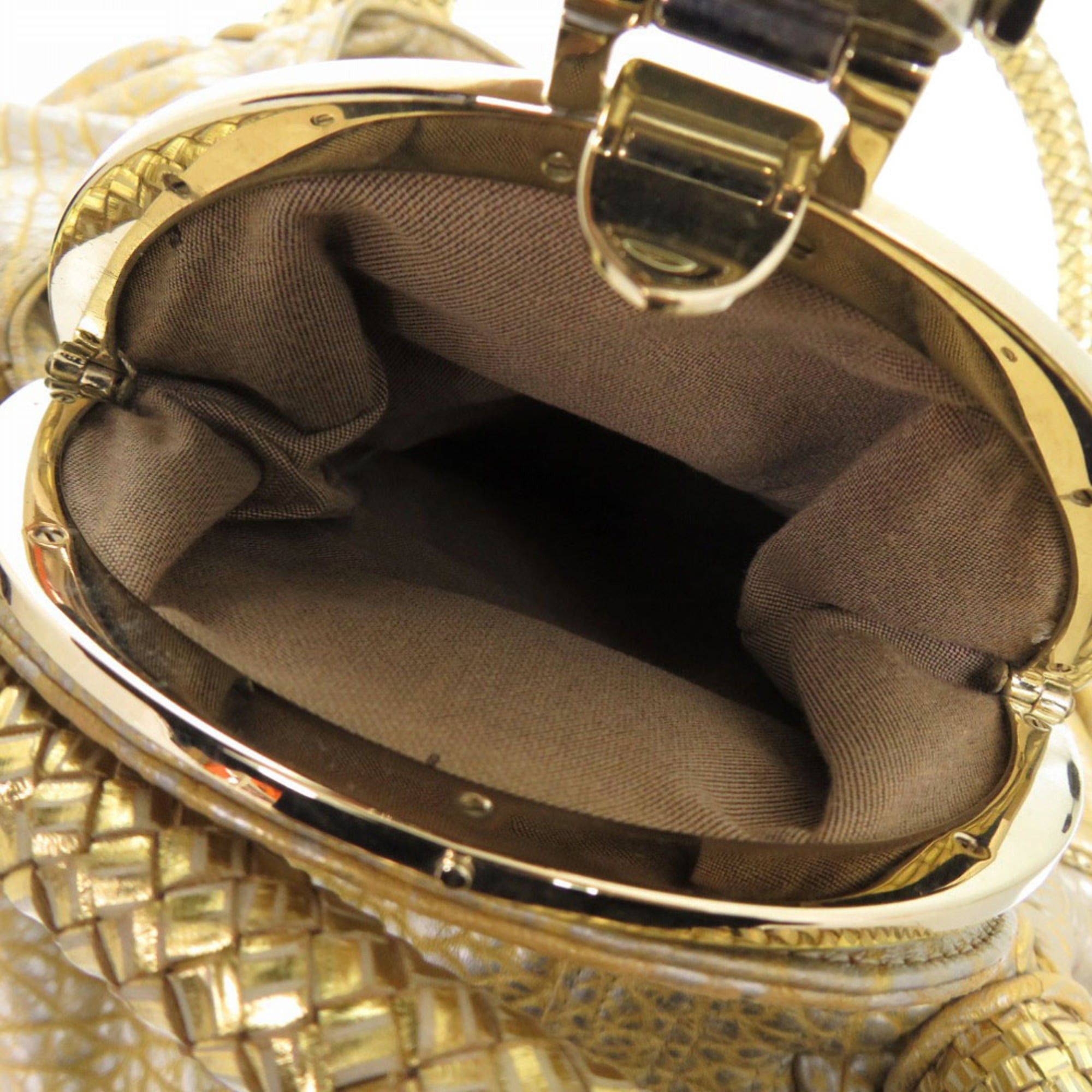 Fendi Fendi Spy Bag Leather Gold Handbag 1239 FENDI Size ONE SIZE - 7 Thumbnail