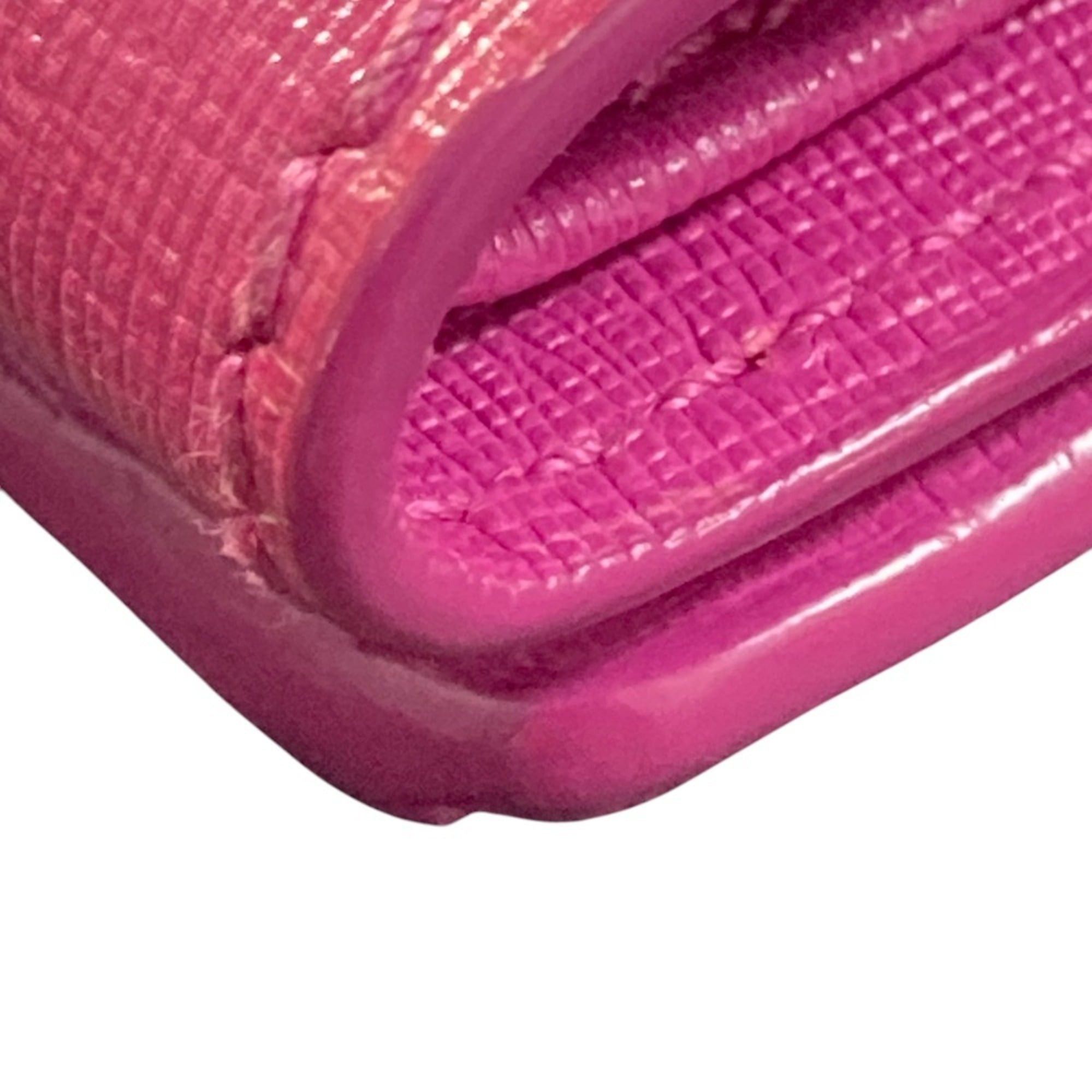 Balenciaga BALENCIAGA Paper Mini Wallet 410133 Pink Purple Women's Size ONE SIZE - 13 Thumbnail