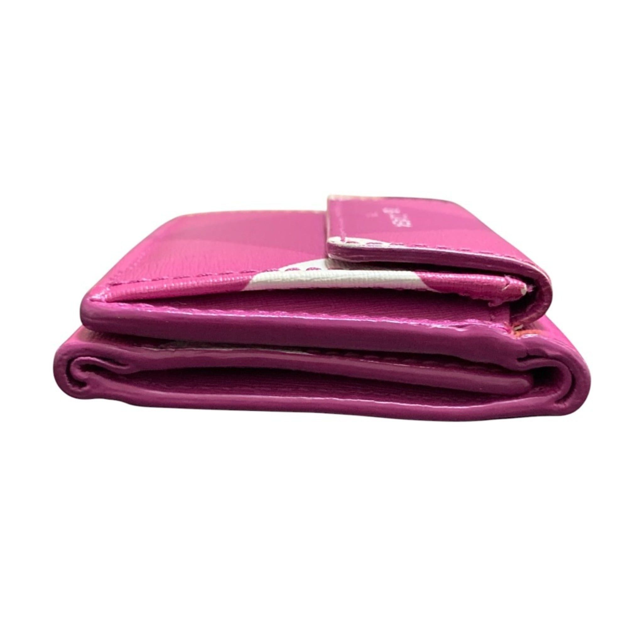 Balenciaga BALENCIAGA Paper Mini Wallet 410133 Pink Purple Women's Size ONE SIZE - 4 Thumbnail