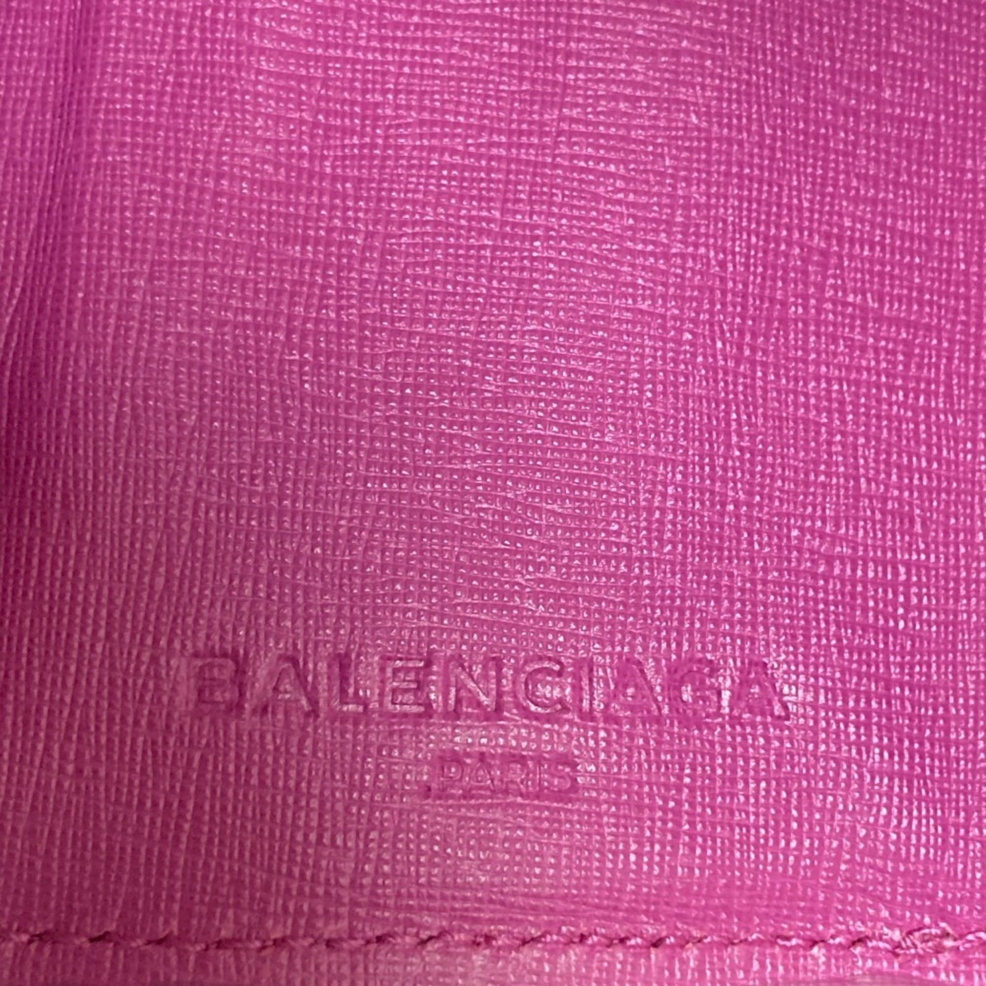 Balenciaga BALENCIAGA Paper Mini Wallet 410133 Pink Purple Women's Size ONE SIZE - 9 Thumbnail
