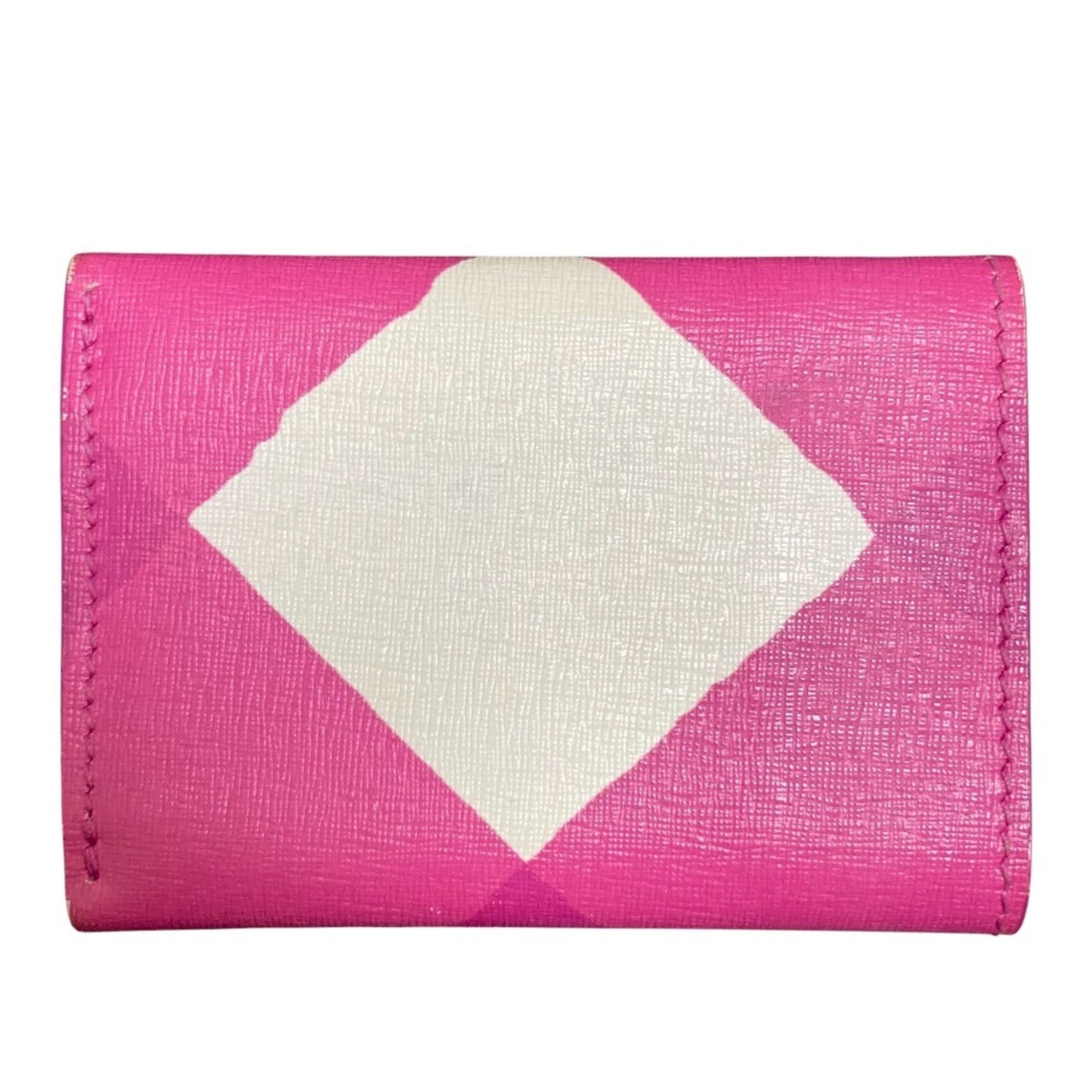 Balenciaga BALENCIAGA Paper Mini Wallet 410133 Pink Purple Women's Size ONE SIZE - 2 Thumbnail