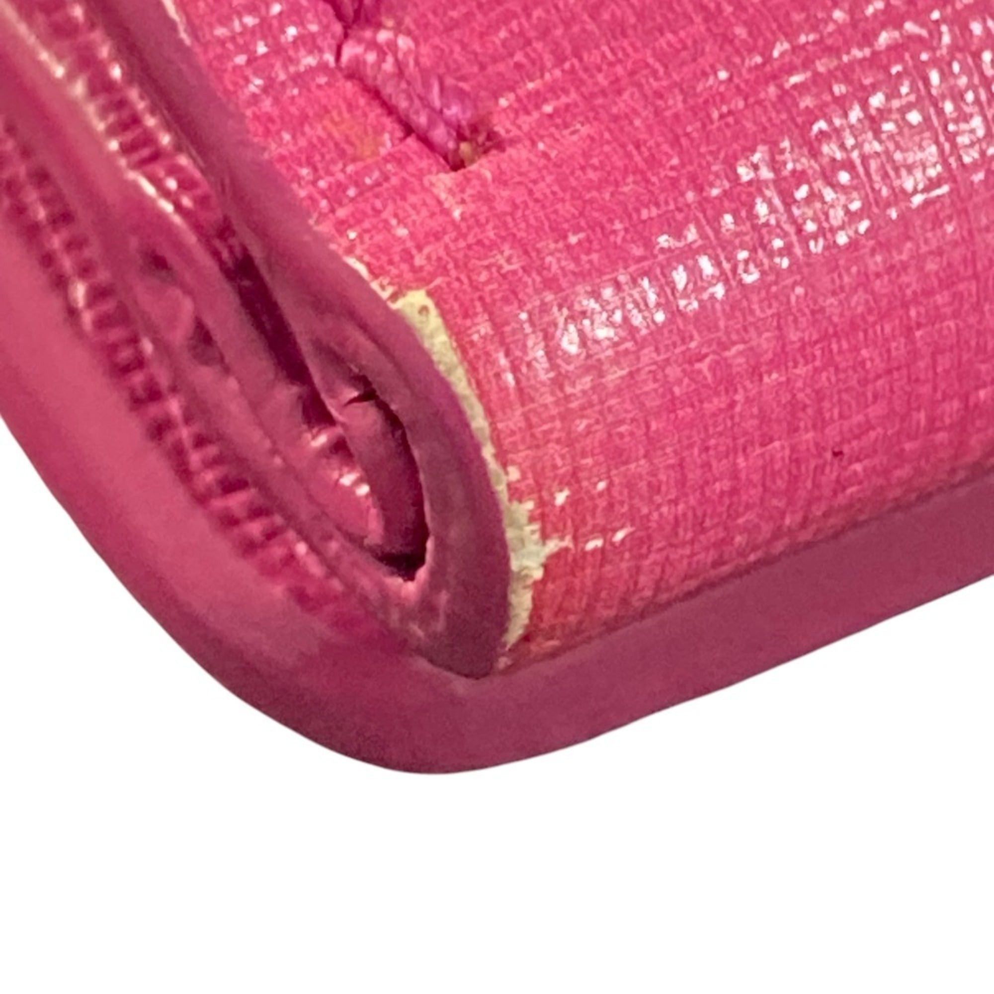 Balenciaga BALENCIAGA Paper Mini Wallet 410133 Pink Purple Women's Size ONE SIZE - 12 Thumbnail