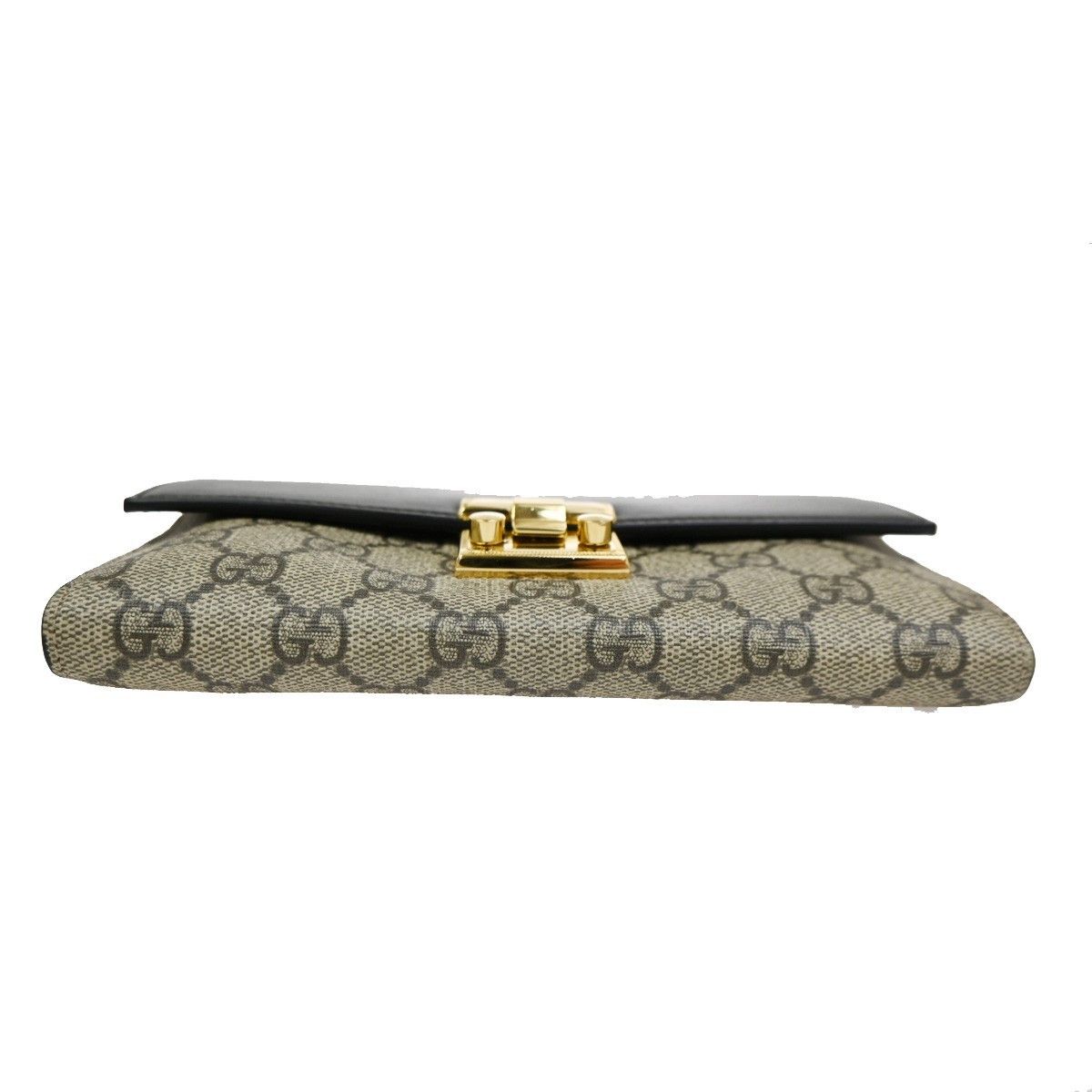 Gucci Gucci Padlock Continental Chain Wallet GG Coated Canvas and Leather Size ONE SIZE - 13 Thumbnail