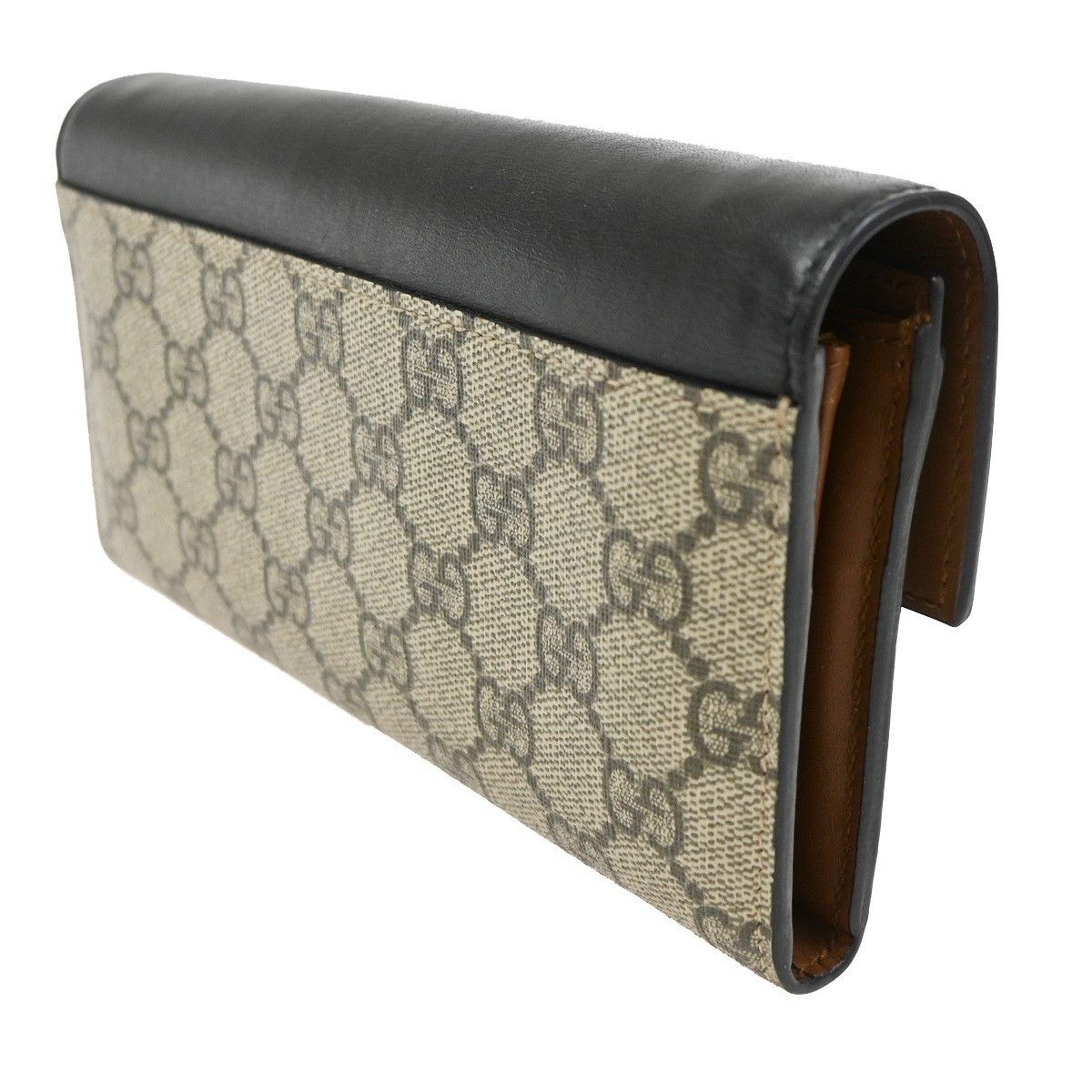 Gucci Gucci Padlock Continental Chain Wallet GG Coated Canvas and Leather Size ONE SIZE - 4 Thumbnail