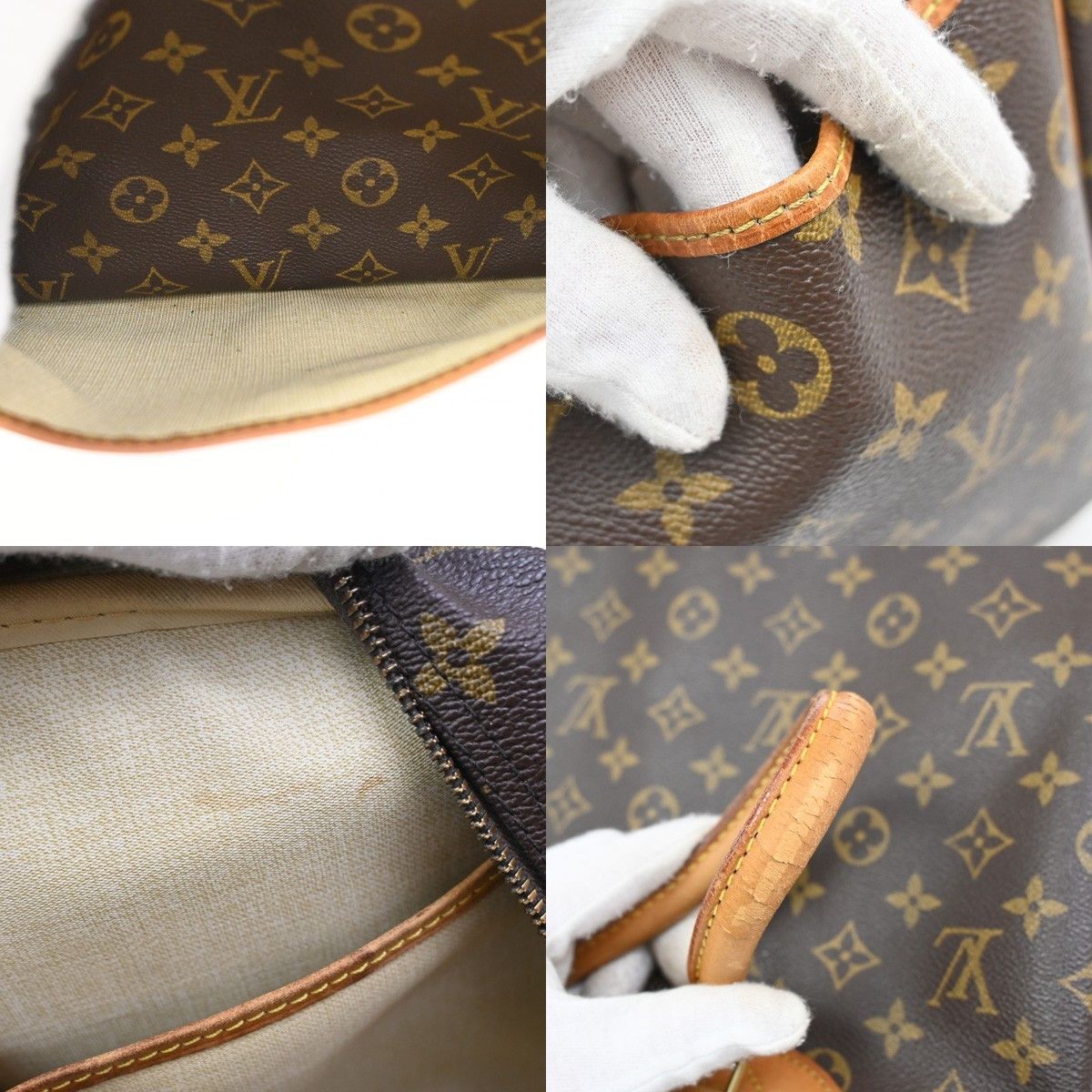 Louis Vuitton Louis Vuitton Deauville Handbag Monogram Canvas Size ONE SIZE - 14 Thumbnail