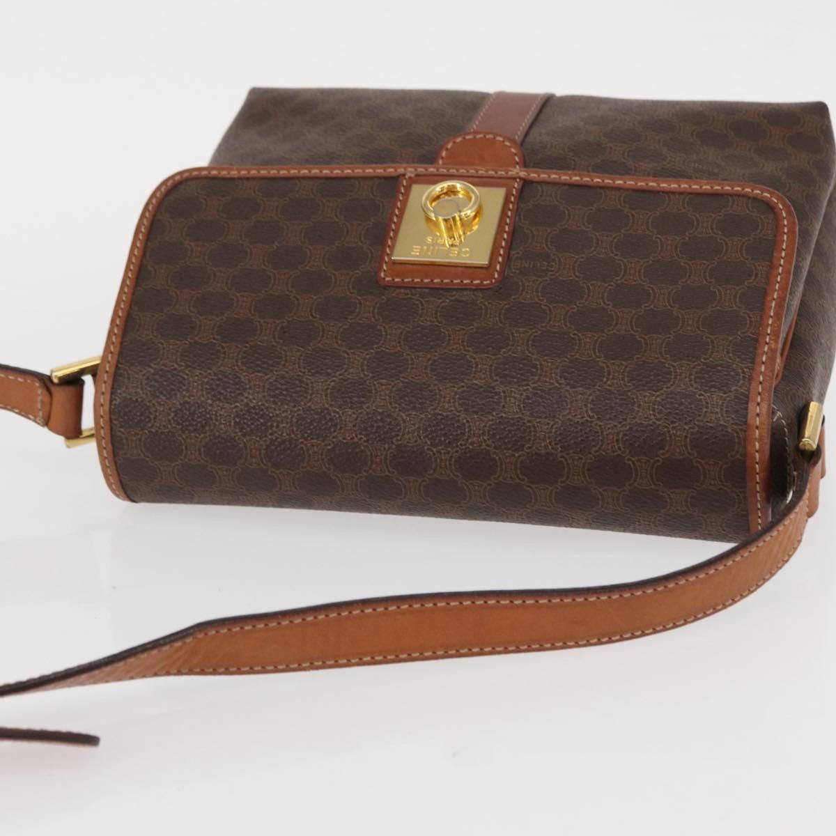 Celine Celine Vintage Macadam Shoulder Bag Canvas and Leather Size ONE SIZE - 15 Thumbnail
