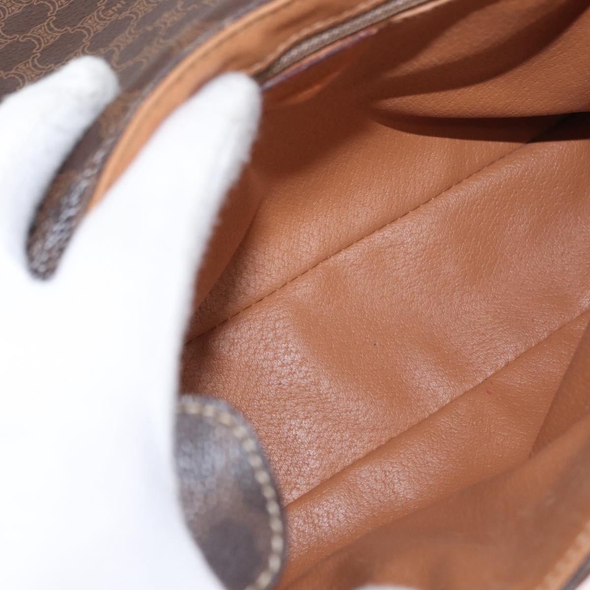 Celine Celine Vintage Macadam Shoulder Bag Canvas and Leather Size ONE SIZE - 5 Thumbnail