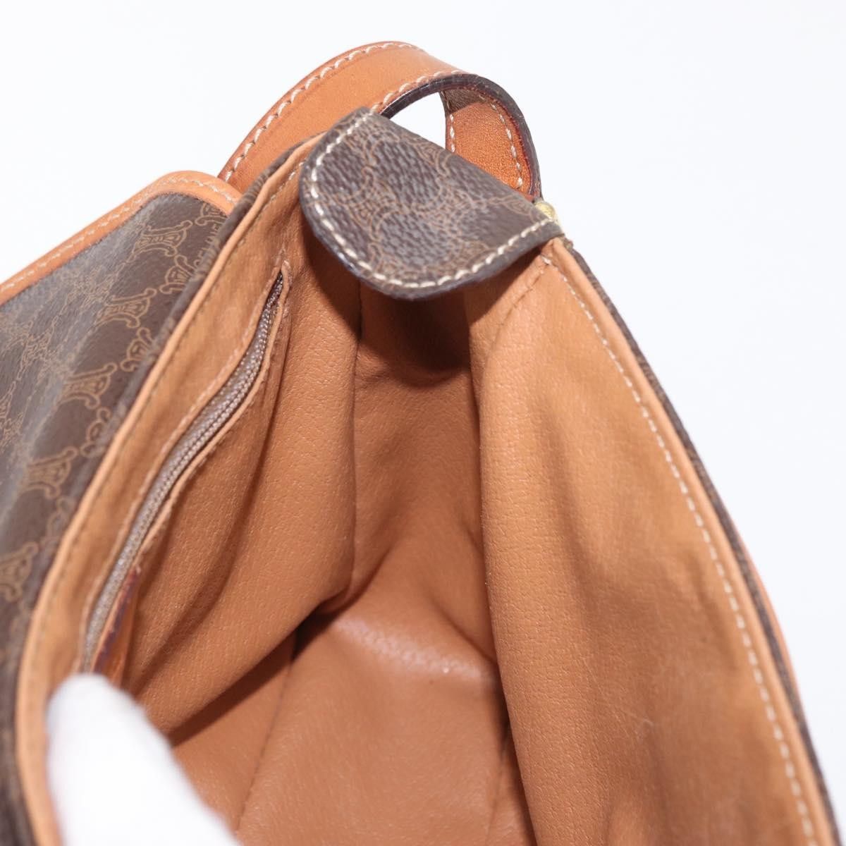 Celine Celine Vintage Macadam Shoulder Bag Canvas and Leather Size ONE SIZE - 20 Thumbnail