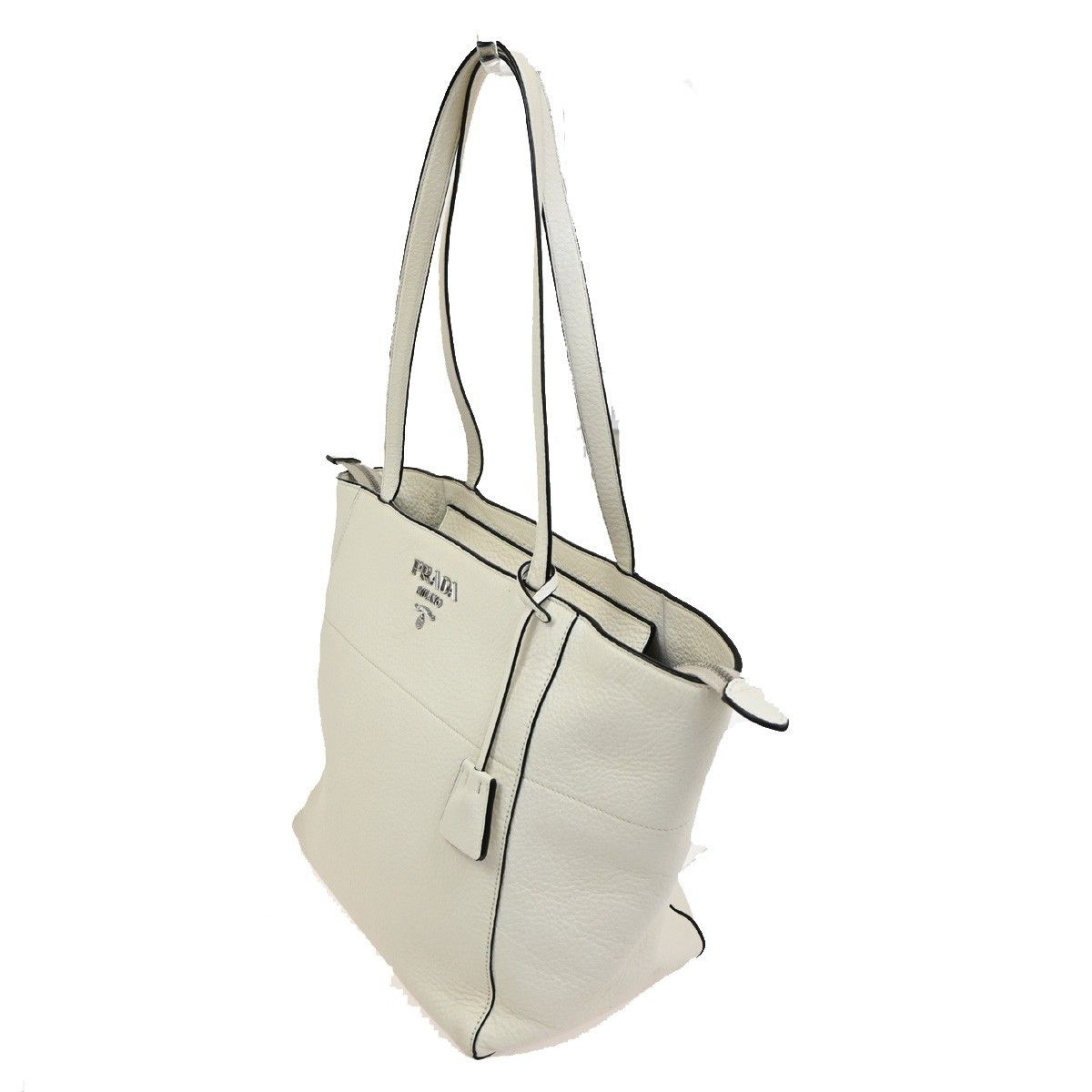 Prada Prada Vintage Tote Leather Size ONE SIZE - 3 Thumbnail