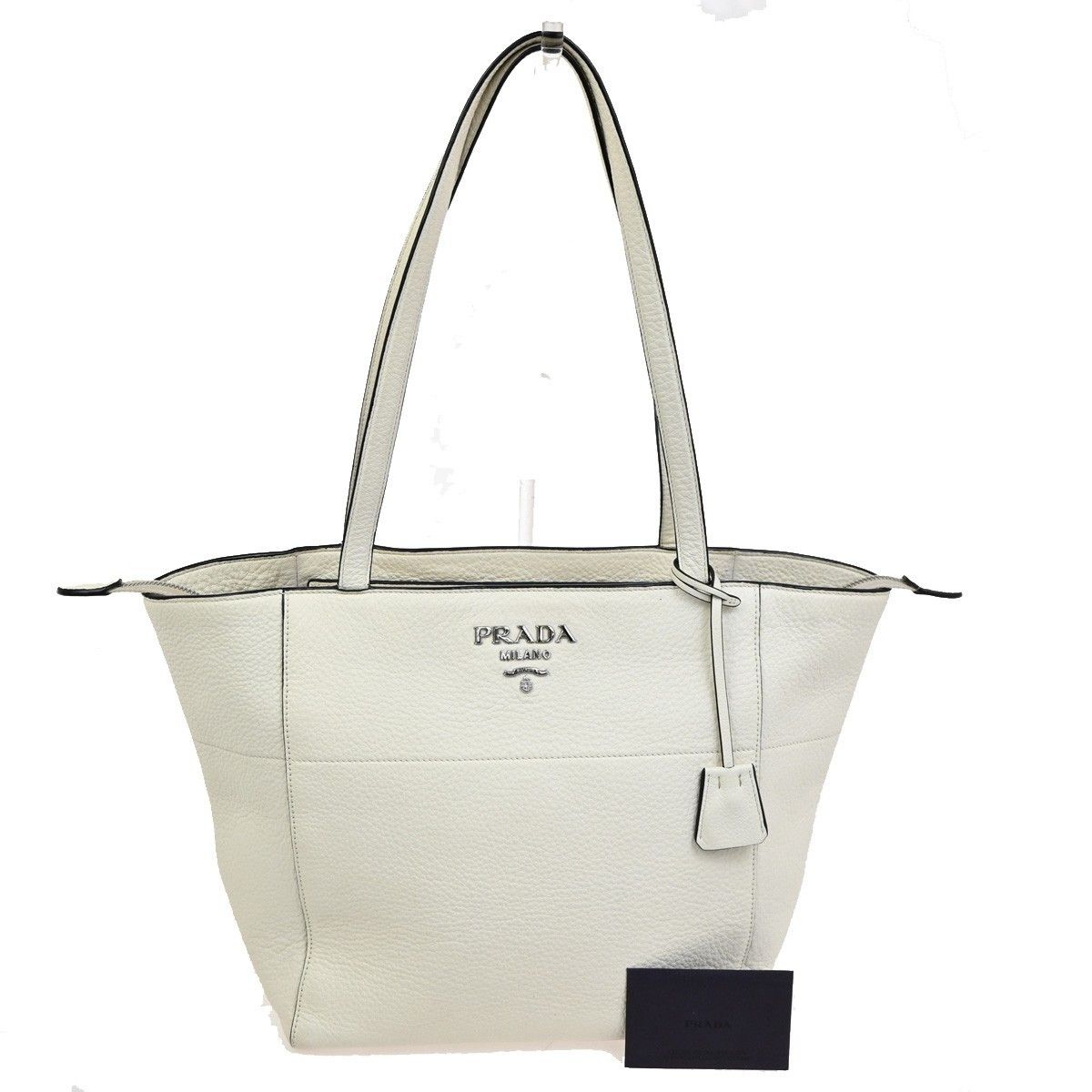 Prada Prada Vintage Tote Leather Size ONE SIZE - 12 Thumbnail