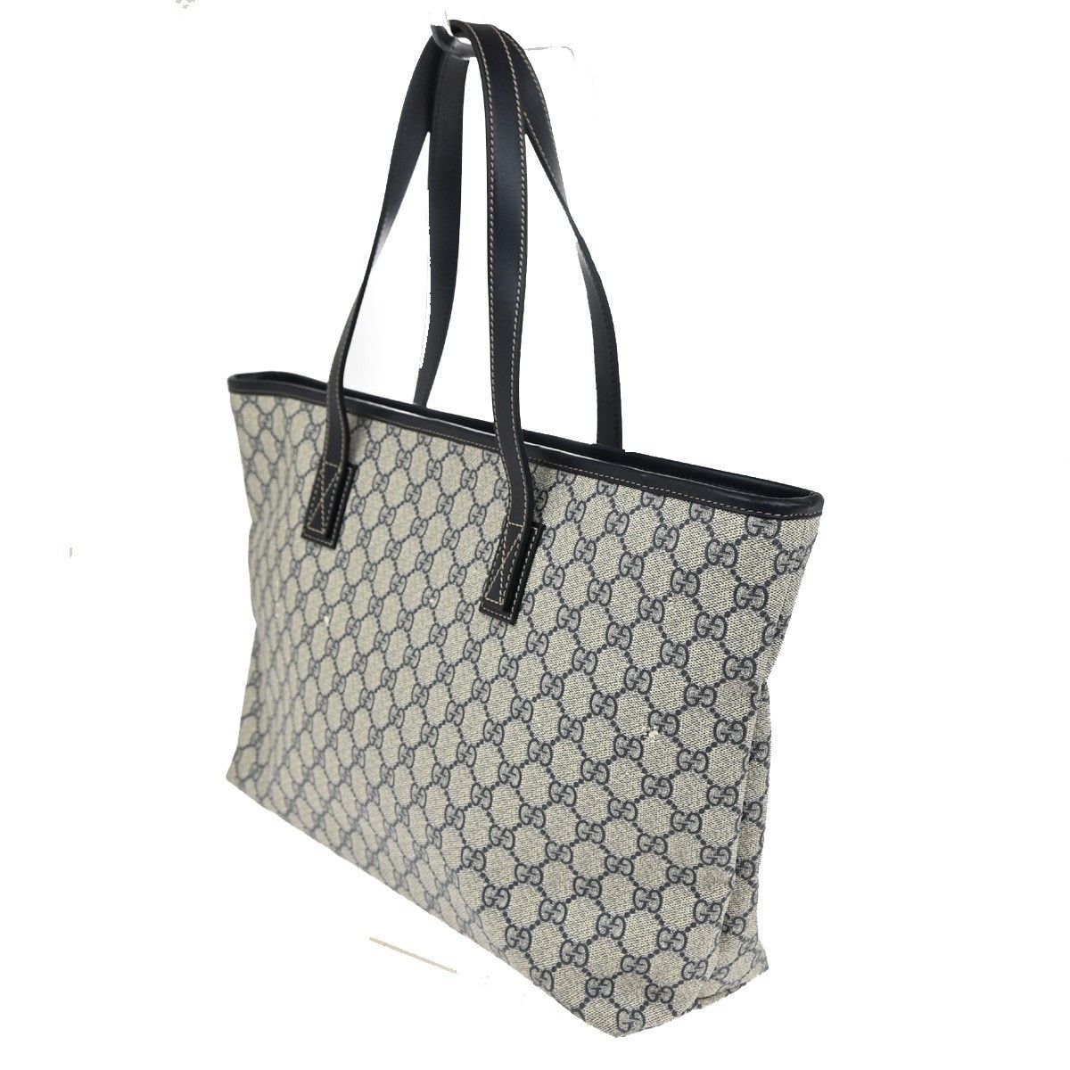 Gucci Gucci Plus Tote GG Coated Canvas with Leather Size ONE SIZE - 4 Thumbnail