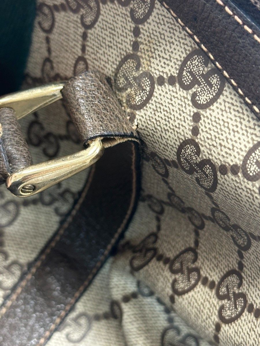 Gucci Gucci Vintage Web Boston Bag GG Coated Canvas Size ONE SIZE - 9 Thumbnail