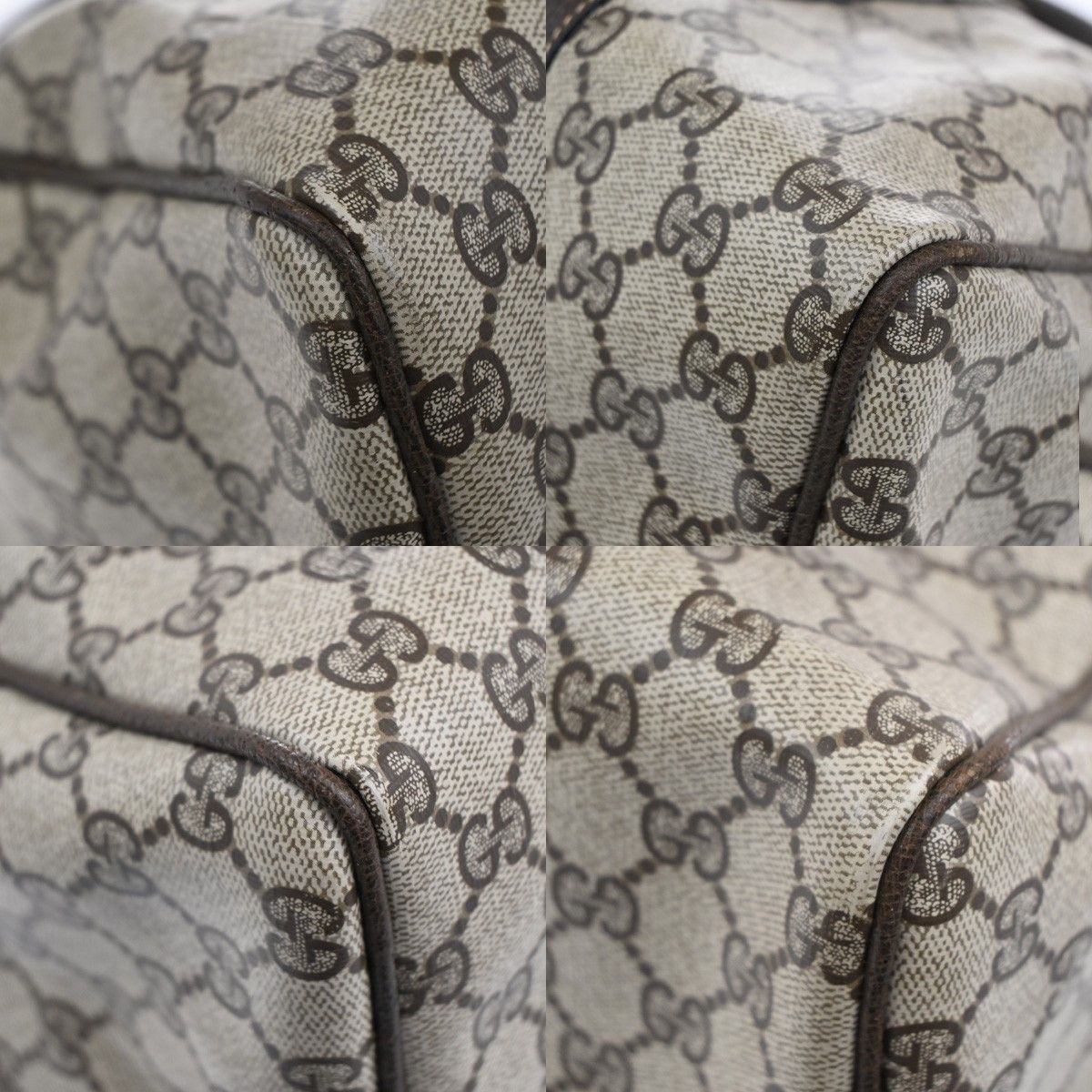 Gucci Gucci Vintage Web Boston Bag GG Coated Canvas Size ONE SIZE - 8 Thumbnail
