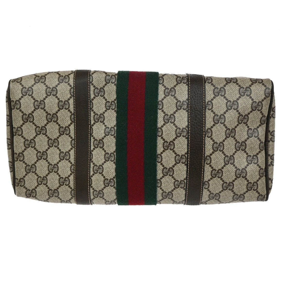 Gucci Gucci Vintage Web Boston Bag GG Coated Canvas Size ONE SIZE - 14 Thumbnail