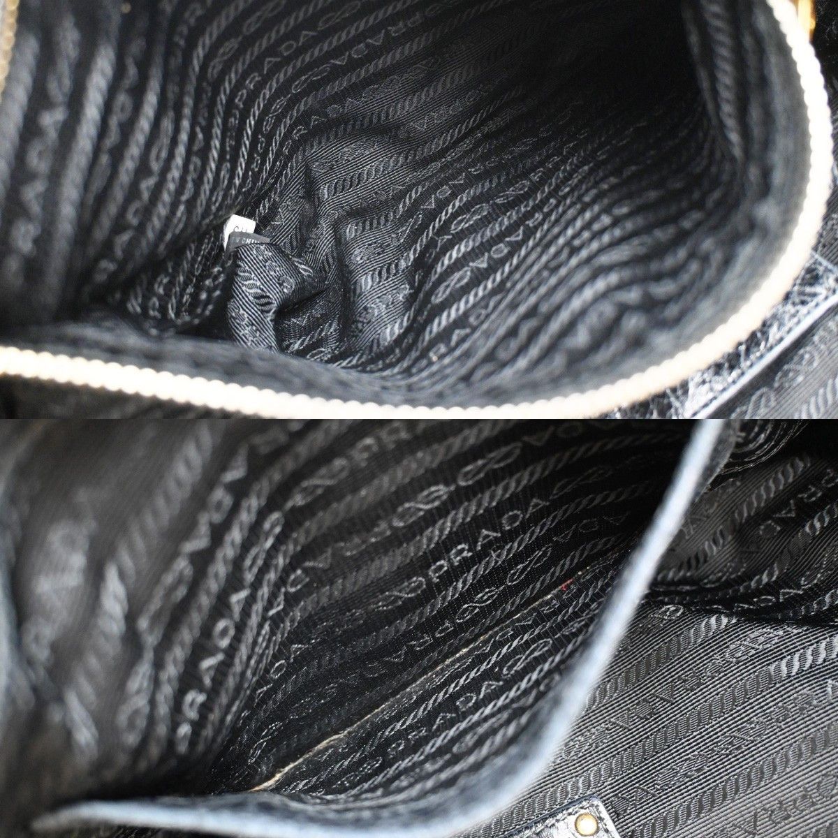 Prada Prada Front Pocket Convertible Tote Leather Size ONE SIZE - 14 Thumbnail