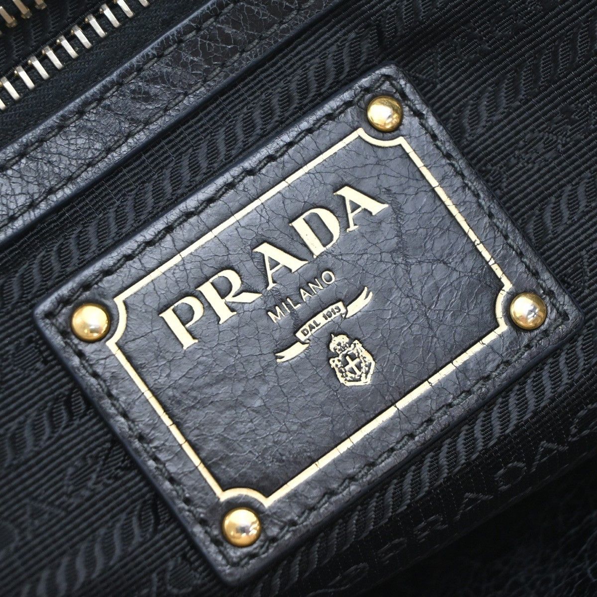 Prada Prada Front Pocket Convertible Tote Leather Size ONE SIZE - 13 Thumbnail
