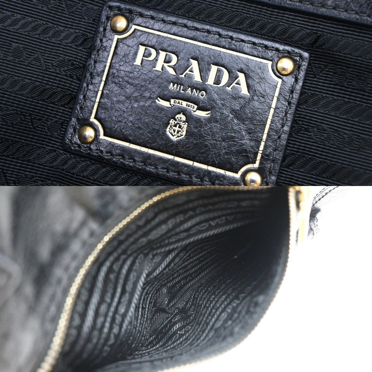 Prada Prada Front Pocket Convertible Tote Leather Size ONE SIZE - 6 Thumbnail