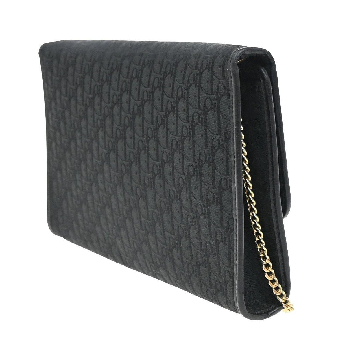 Dior Christian Dior Vintage Chain Flap Shoulder Bag Diorissimo Canvas Size ONE SIZE - 3 Thumbnail