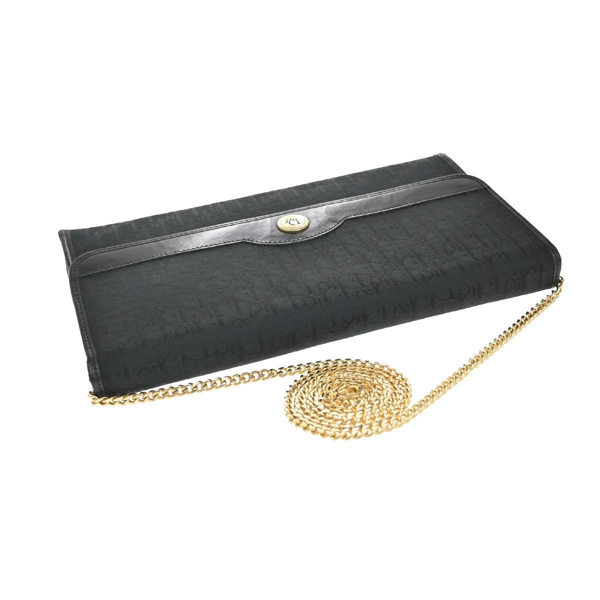 Dior Christian Dior Vintage Chain Flap Shoulder Bag Diorissimo Canvas Size ONE SIZE - 7 Thumbnail