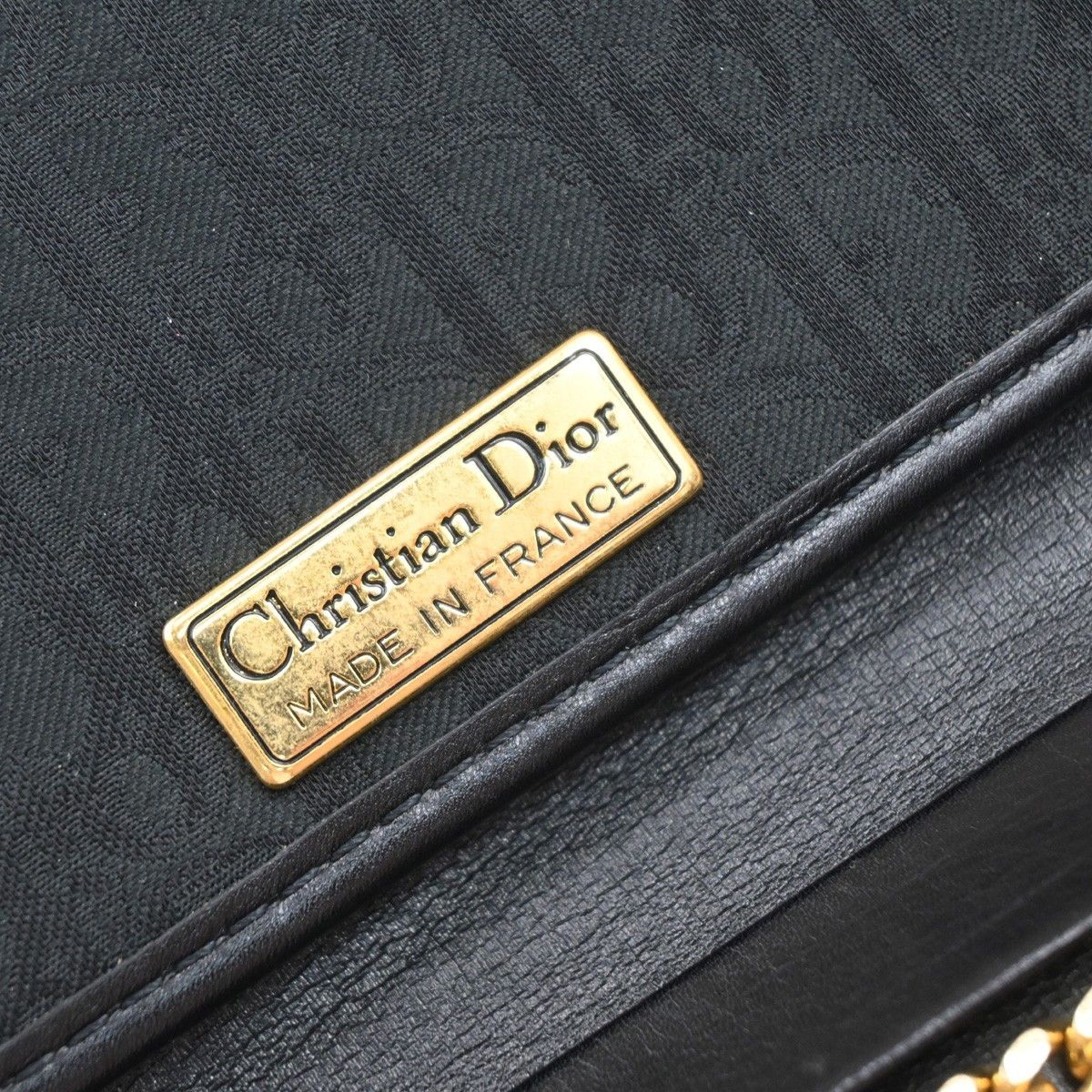Dior Christian Dior Vintage Chain Flap Shoulder Bag Diorissimo Canvas Size ONE SIZE - 6 Thumbnail