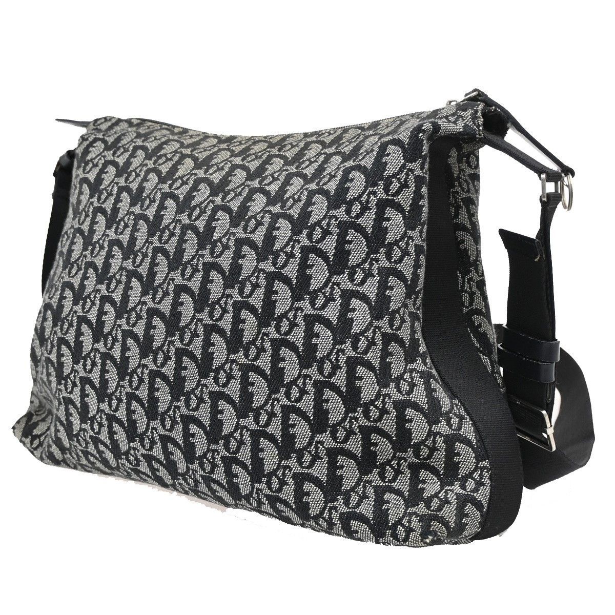 Dior Christian Dior Vintage Trotter Messenger Bag Diorissimo Canvas Size ONE SIZE - 4 Thumbnail