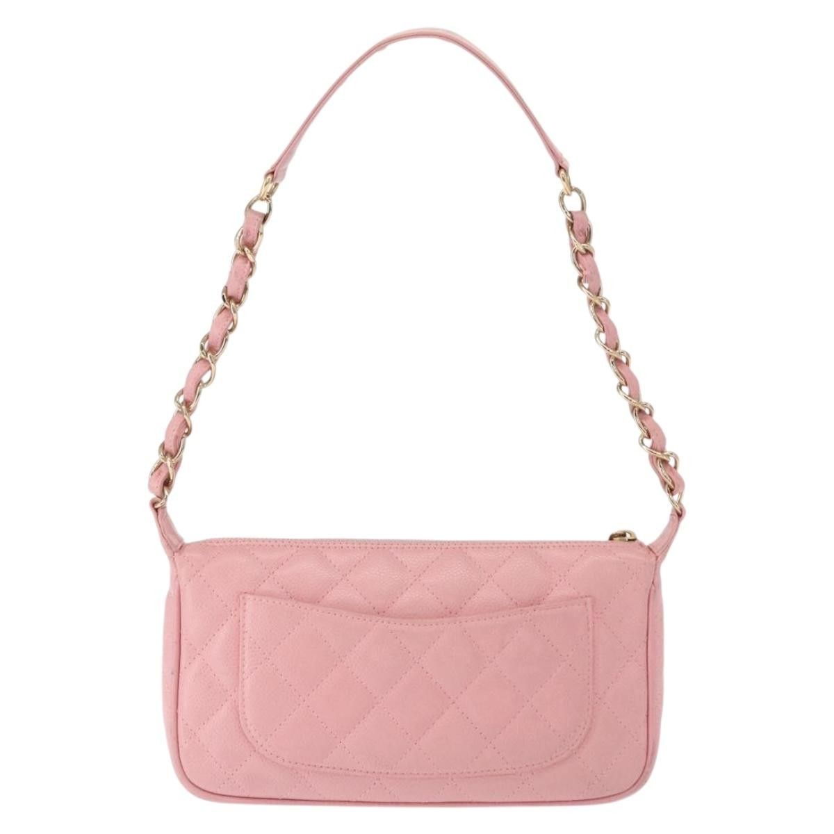 Chanel Chanel Timeless CC Chain Shoulder Bag Quilted Caviar Size ONE SIZE - 2 Thumbnail