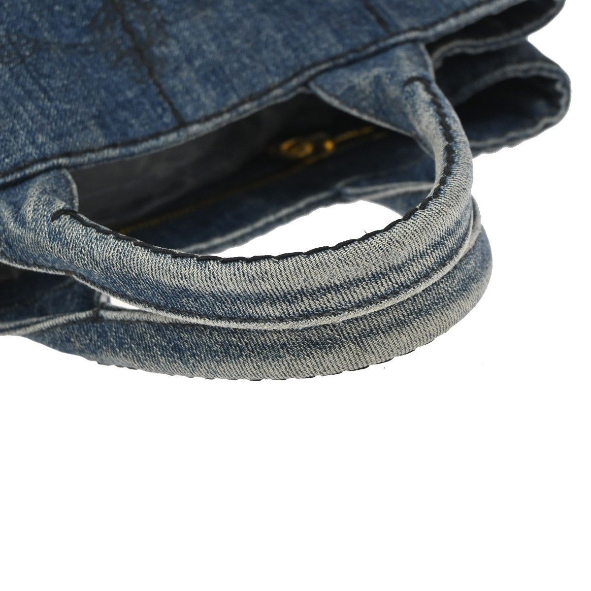Prada Prada Canapa Open Tote Denim Size ONE SIZE - 12 Thumbnail