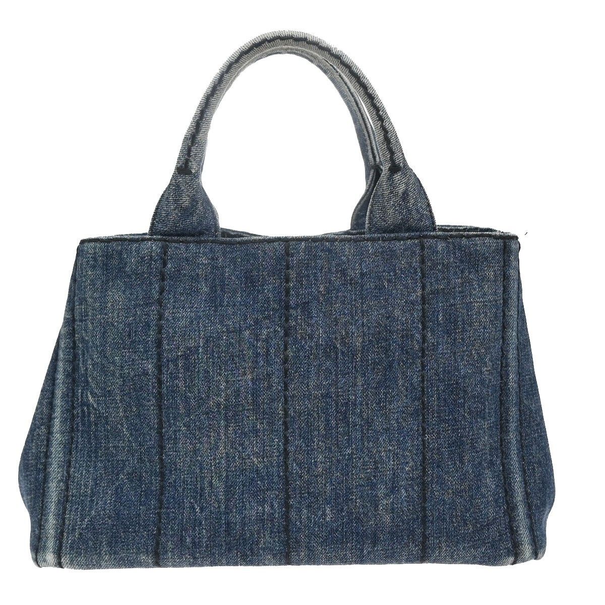 Prada Prada Canapa Open Tote Denim Size ONE SIZE - 2 Thumbnail