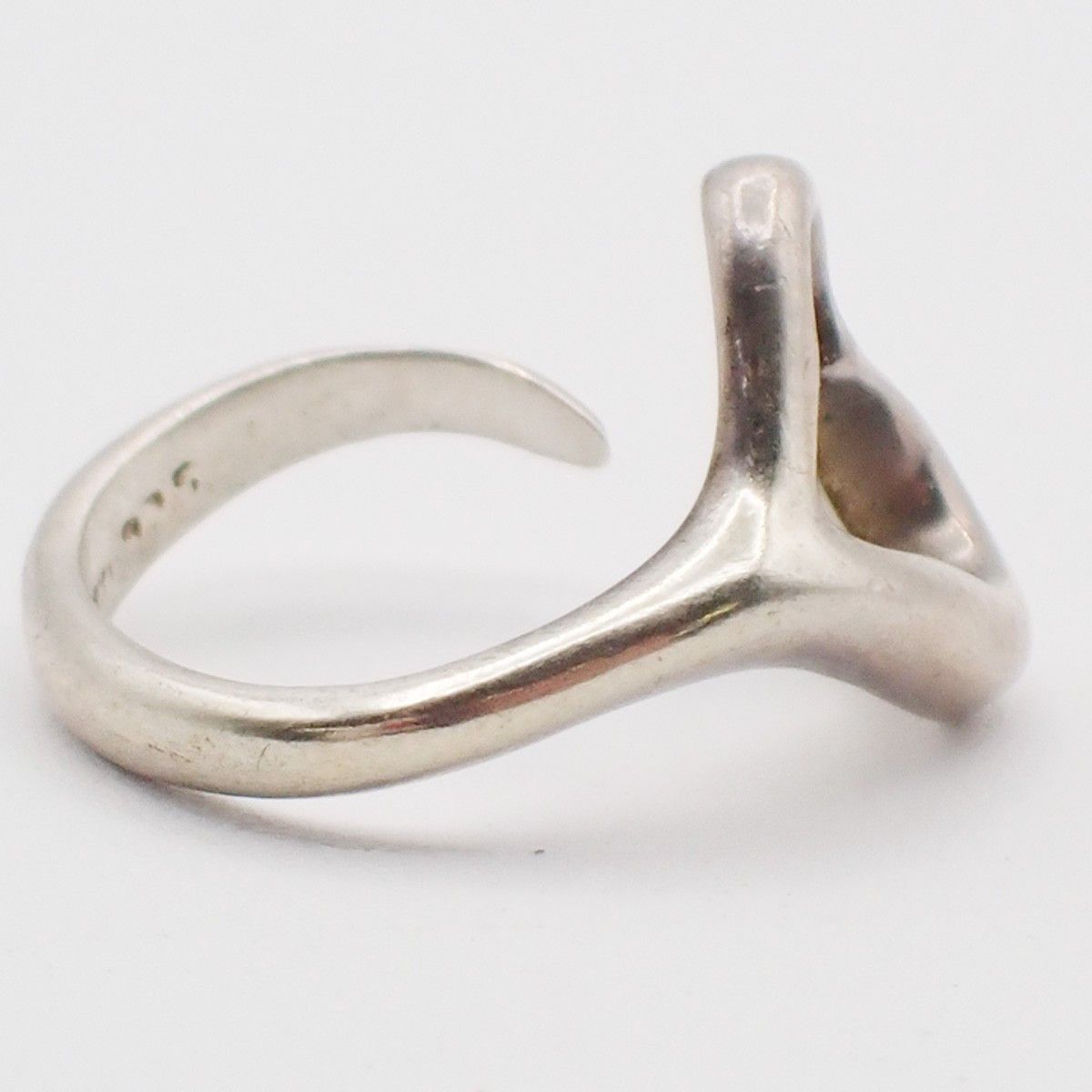 Tiffany & Co. Tiffany & Co. Elsa Peretti Open Heart Ring Silver 925 Size ONE SIZE - 4 Thumbnail