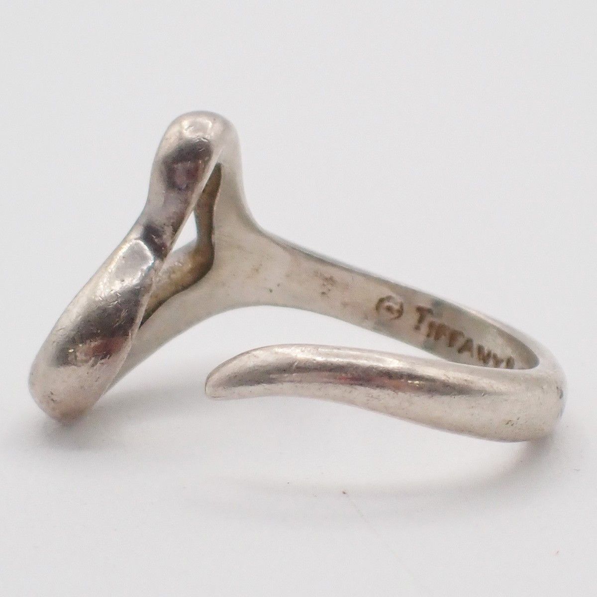 Tiffany & Co. Tiffany & Co. Elsa Peretti Open Heart Ring Silver 925 Size ONE SIZE - 3 Thumbnail