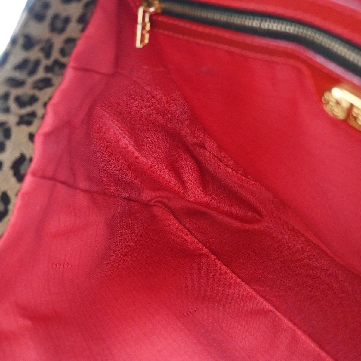 Fendi Fendi Vintage FF Handle Tote Leopard Print Jacquard Size ONE SIZE - 10 Thumbnail