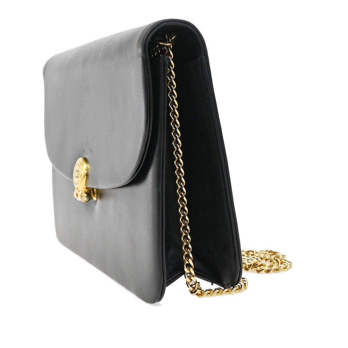Dior Christian Dior Vintage CD Logo Shoulder Bag Leather Size ONE SIZE - 3 Thumbnail