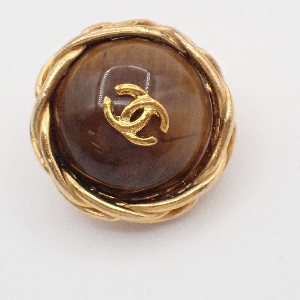 Chanel Chanel CC Button Clip-On Earrings Metal with Faux Pearl Size ONE SIZE - 10 Thumbnail