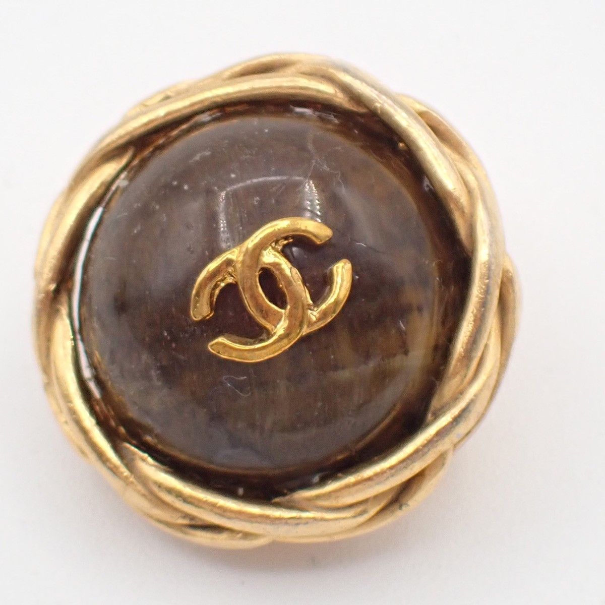 Chanel Chanel CC Button Clip-On Earrings Metal with Faux Pearl Size ONE SIZE - 9 Thumbnail