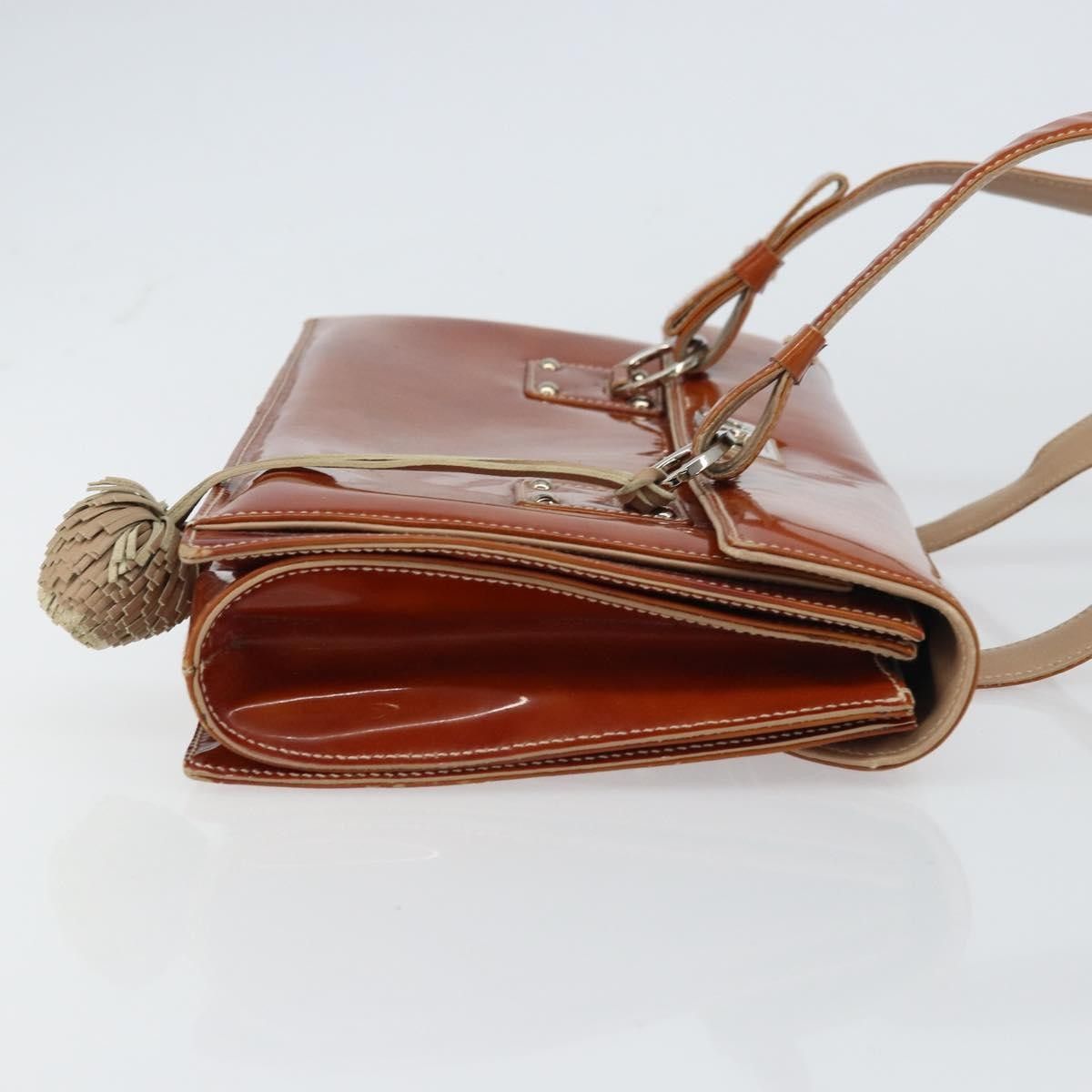 Salvatore Ferragamo Salvatore Ferragamo Gancini handbag Patent leather Size ONE SIZE - 3 Thumbnail