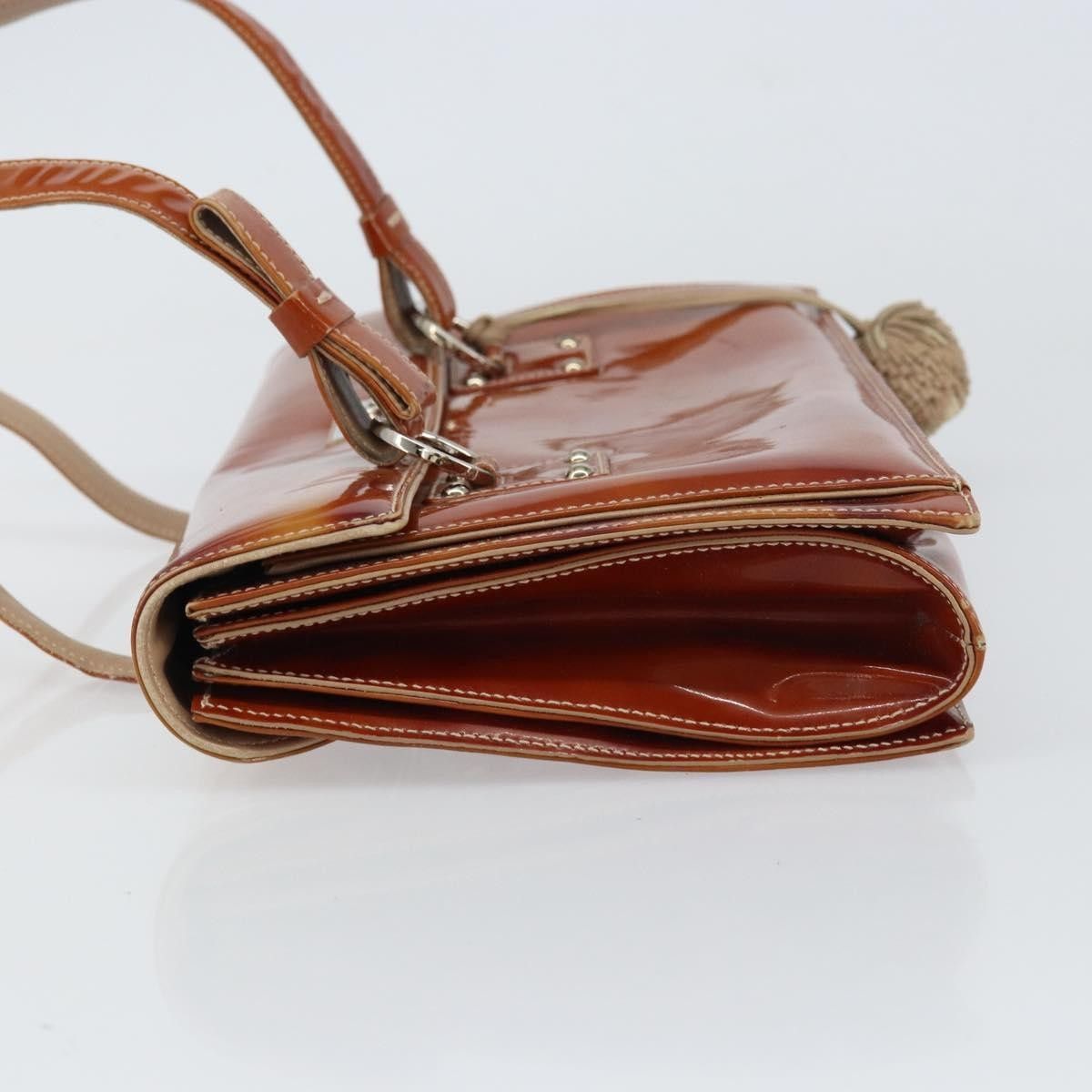 Salvatore Ferragamo Salvatore Ferragamo Gancini handbag Patent leather Size ONE SIZE - 4 Thumbnail