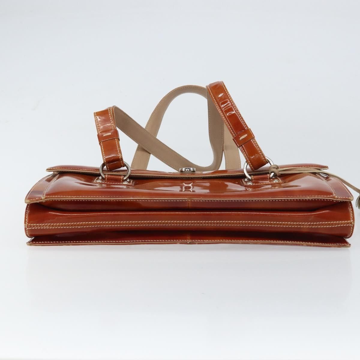 Salvatore Ferragamo Salvatore Ferragamo Gancini handbag Patent leather Size ONE SIZE - 15 Thumbnail