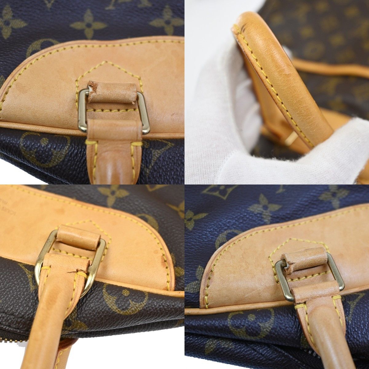 Louis Vuitton Louis Vuitton Deauville Handbag Monogram Canvas Size ONE SIZE - 18 Thumbnail