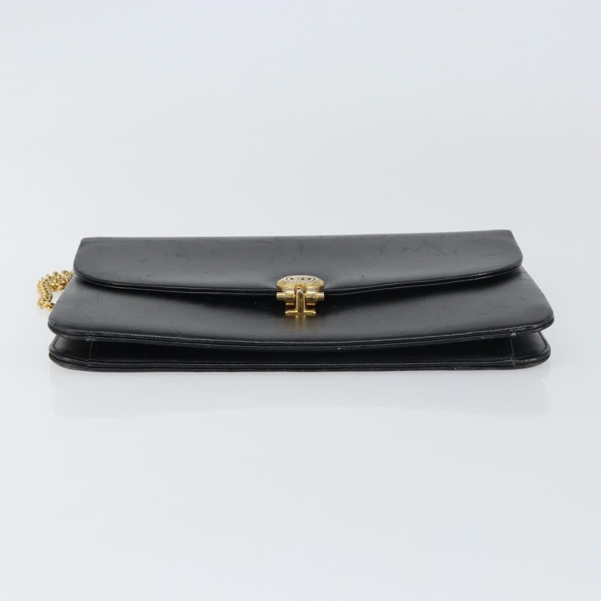 Dior Christian Dior Vintage Chain Flap Shoulder Bag Leather Size ONE SIZE - 16 Thumbnail