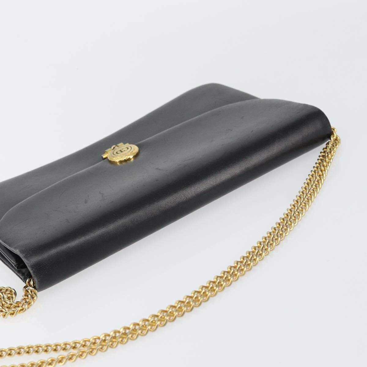 Dior Christian Dior Vintage Chain Flap Shoulder Bag Leather Size ONE SIZE - 14 Thumbnail