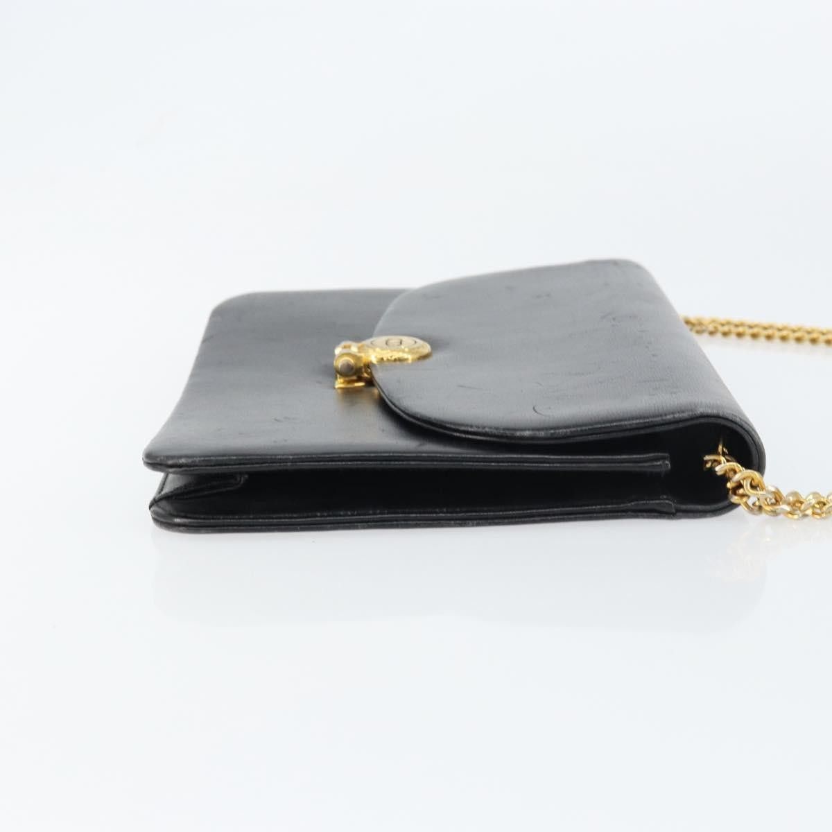 Dior Christian Dior Vintage Chain Flap Shoulder Bag Leather Size ONE SIZE - 3 Thumbnail