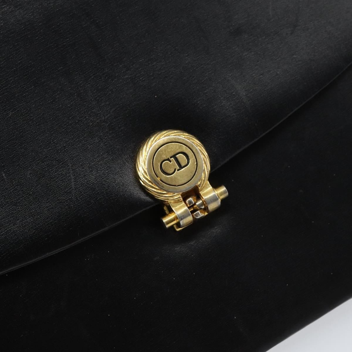Dior Christian Dior Vintage Chain Flap Shoulder Bag Leather Size ONE SIZE - 12 Thumbnail