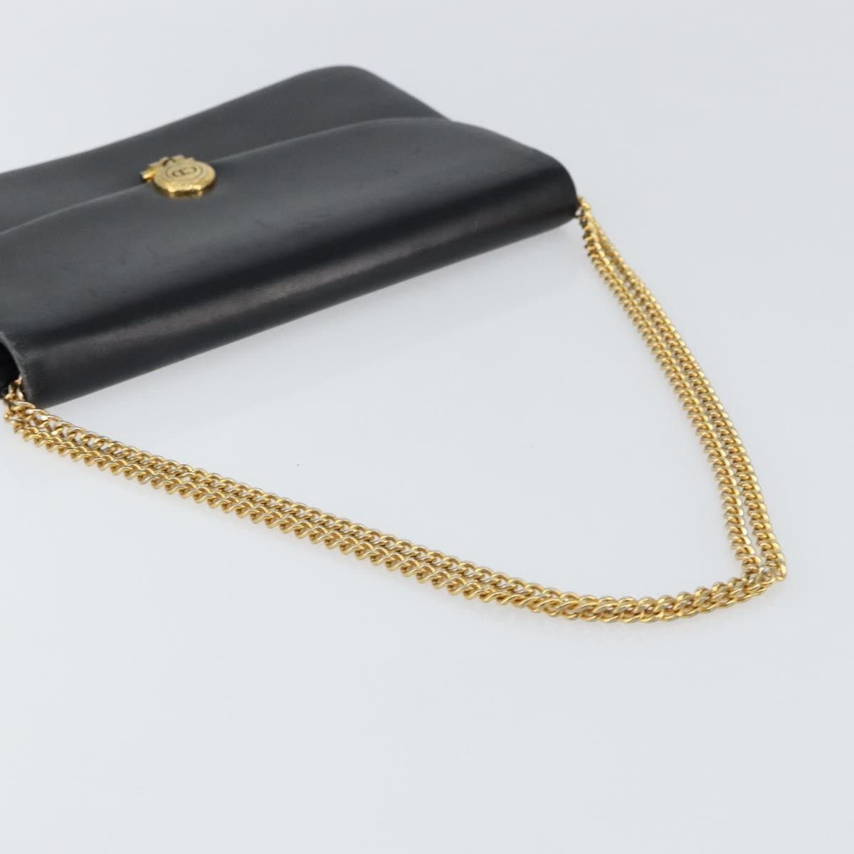 Dior Christian Dior Vintage Chain Flap Shoulder Bag Leather Size ONE SIZE - 7 Thumbnail