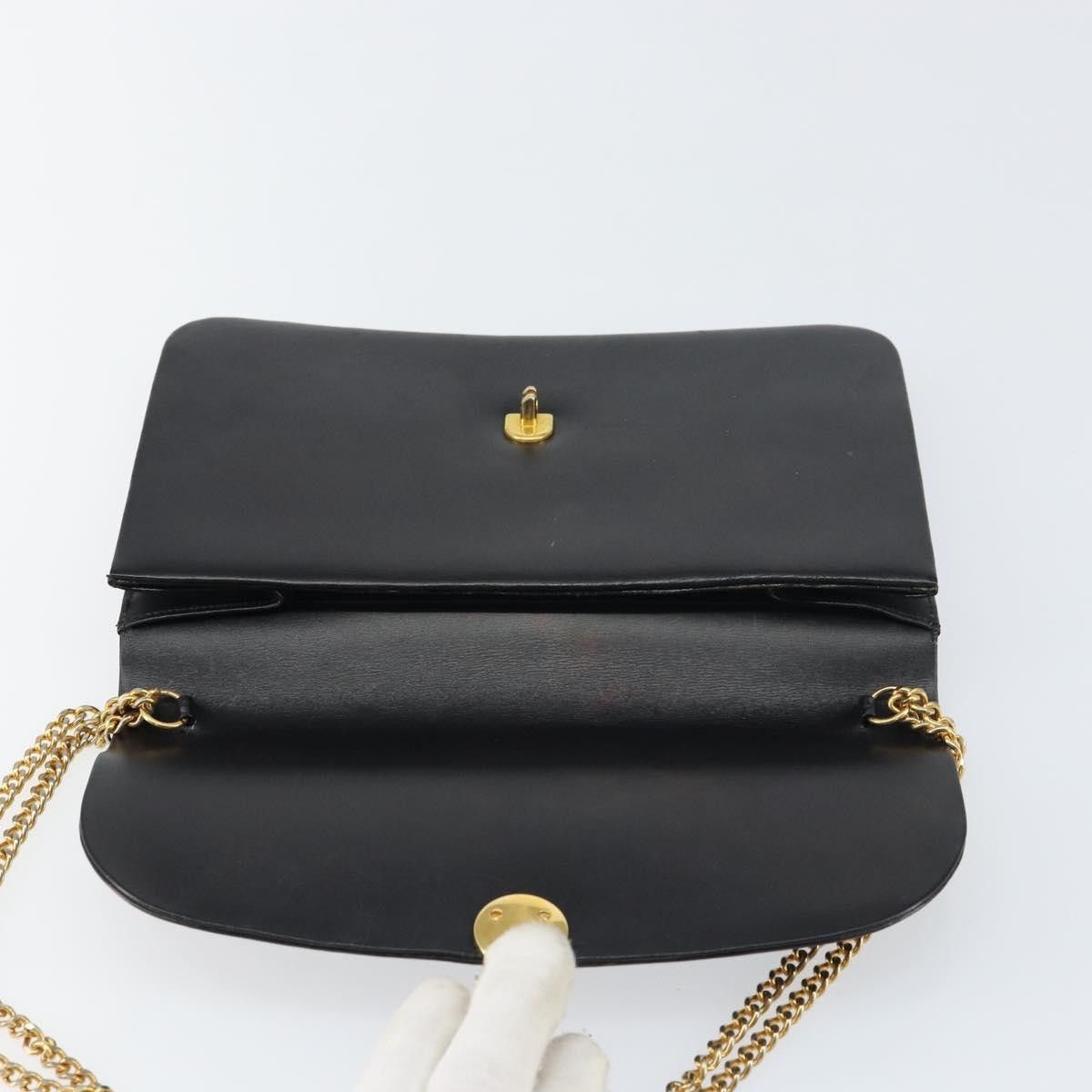 Dior Christian Dior Vintage Chain Flap Shoulder Bag Leather Size ONE SIZE - 17 Thumbnail