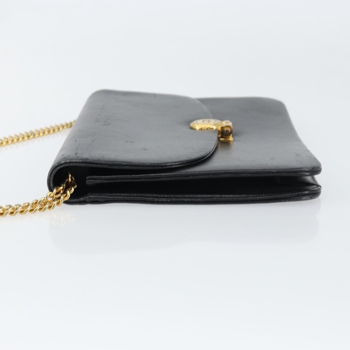 Dior Christian Dior Vintage Chain Flap Shoulder Bag Leather Size ONE SIZE - 4 Thumbnail
