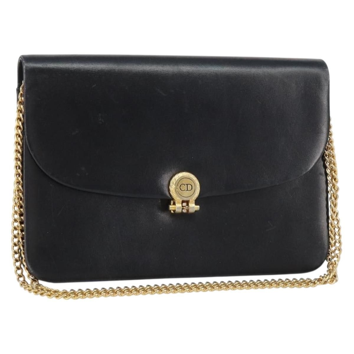 Dior Christian Dior Vintage Chain Flap Shoulder Bag Leather Size ONE SIZE - 18 Thumbnail